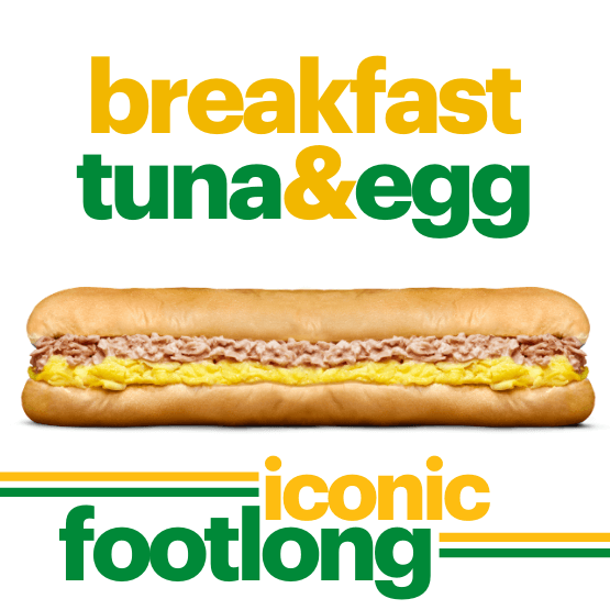 Footlong Tuna &amp; Egg